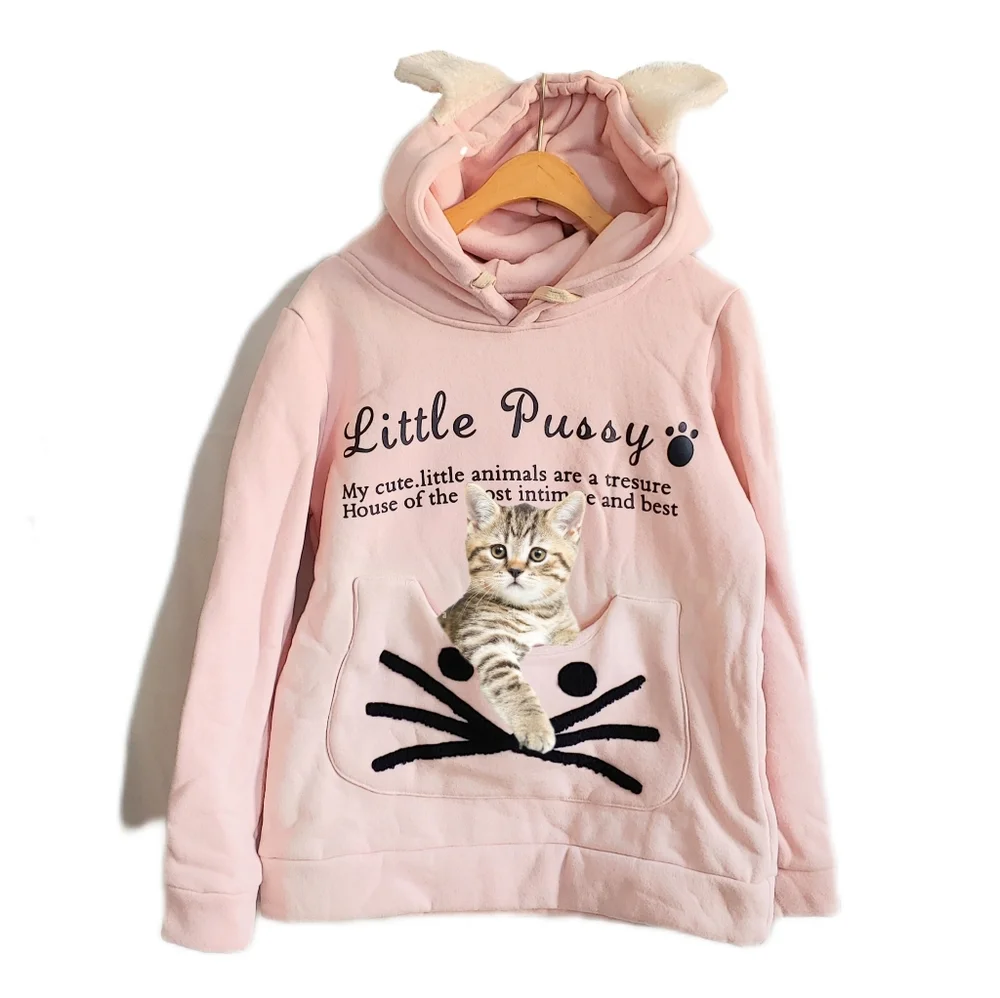 Little Pussie Cat Hoodie, XS / S